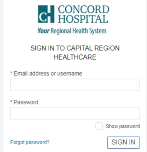 Capital Region Patient Portal