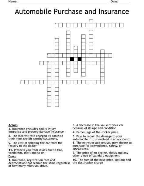 Car Insurance Giant Crossword Clue