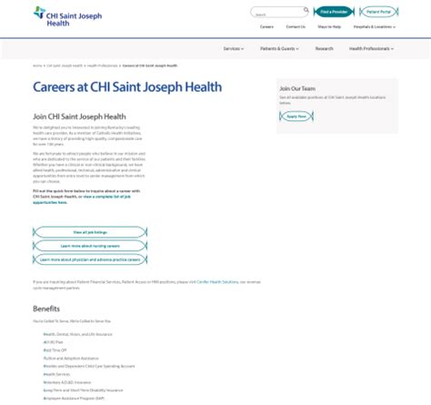 Careers Health Professionals Central Eastern Kentucky Chi Saint Joseph Health Chi Saint Joseph Health