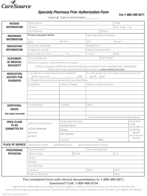 Caresource Insurance Claim Form