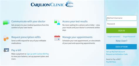 Carilion Mychart