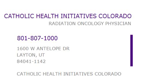 Catholic Health Initiatives Colorado