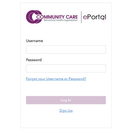 Ccbh Portal Login