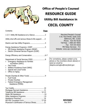 Cecil County Resource Guide