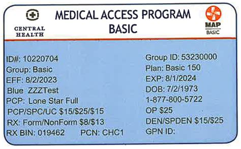 Central Health Map