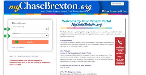 Chase Brexton Patient Portal Login