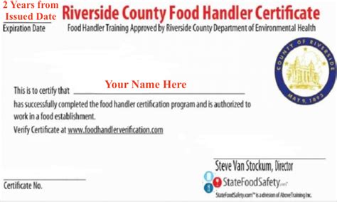 Chelan County Food Handlers Card