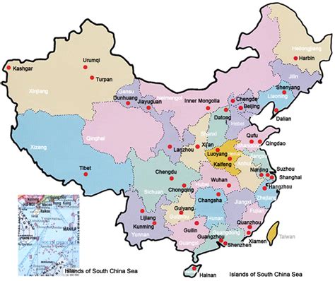 Chengdu China Map