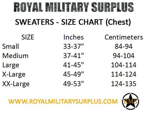 Chest Size Required In Army