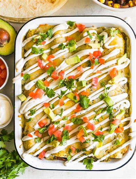 Chicken Sweet Potato Enchiladas