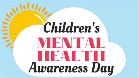 Children S Mental Health Day