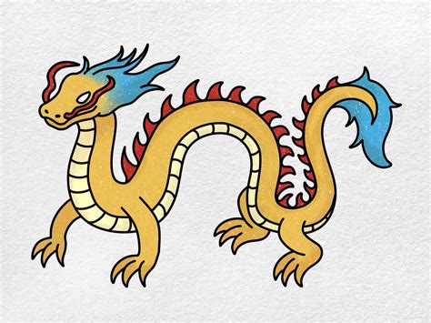 Chinese Dragon Pictures Easy