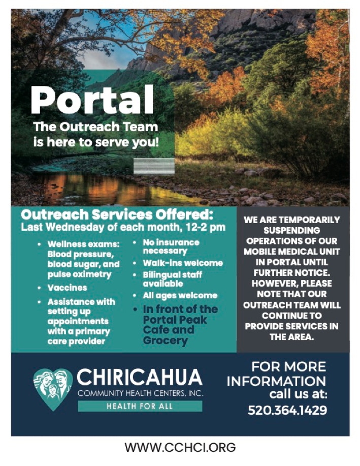 Chiricahua Community Health Center Portal