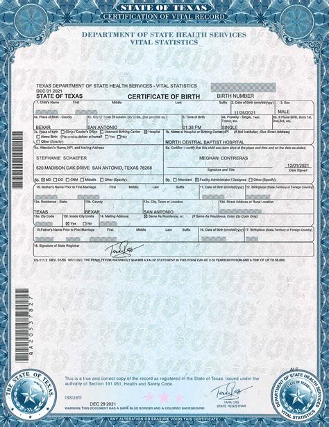 Christian County Birth Certificate