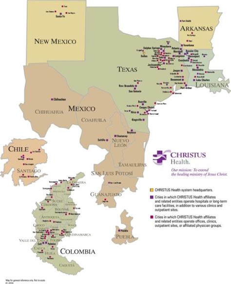 Christus Health Locations Map