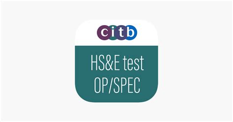 Citb Op Spec Hs E Test