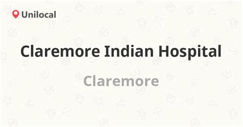 Claremore Indian Hospital Phone Number