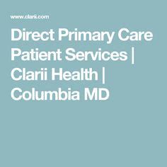 Clarii Primary Care Columbia Md