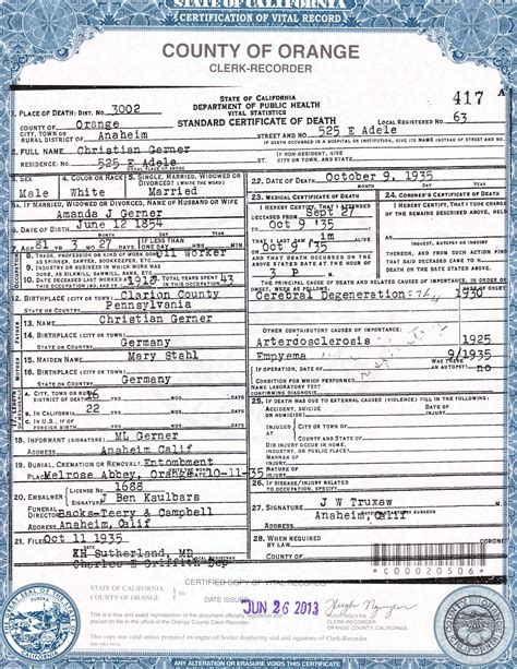 Clayton County Death Certificates