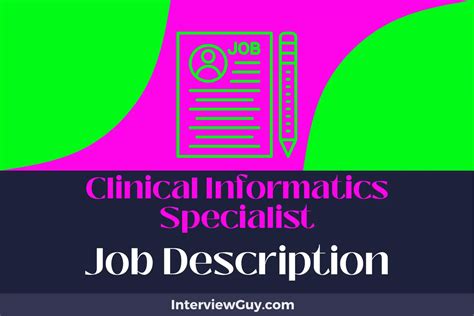 Clinical Informatics Job Openings