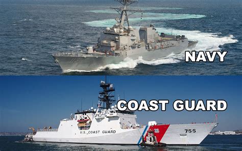 Coast Guard And Navy Difference