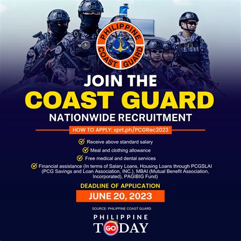 Coast Guard Application Requirements