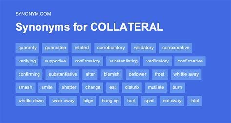 Collateral Information Synonym