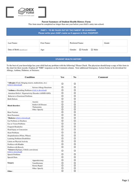 College Health Student Formulary