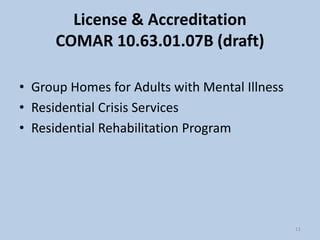 Comar Regulations For Behavioral Health