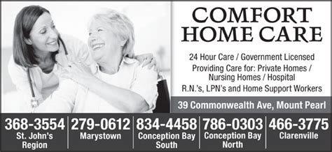 Comfort Home Care Phone Number