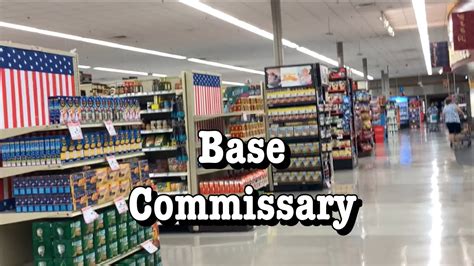 Commissary Shopping Inside Base