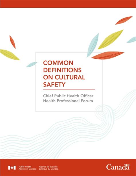 Common Definitions On Cultural Safety Chief Public Health Officer Health Professional Forum