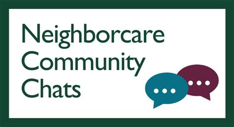 Community Chats Neighborcare Health