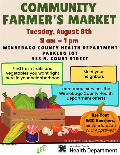 Community Farmer S Market At Wchd Wchd Noindex Follow