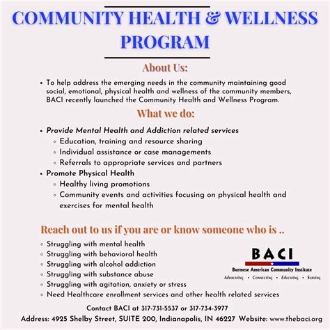 Community Health And Wellness Hub