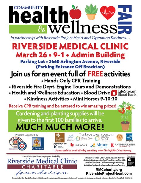 Community Health And Wellness Riverside