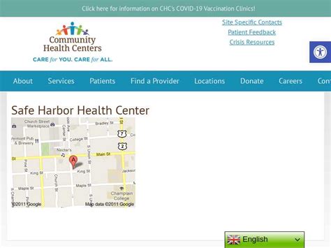 Community Health Centers Safe Harbor Homeless Assistance