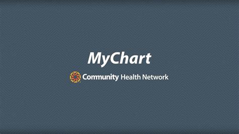 Community Health Network Mychart Login