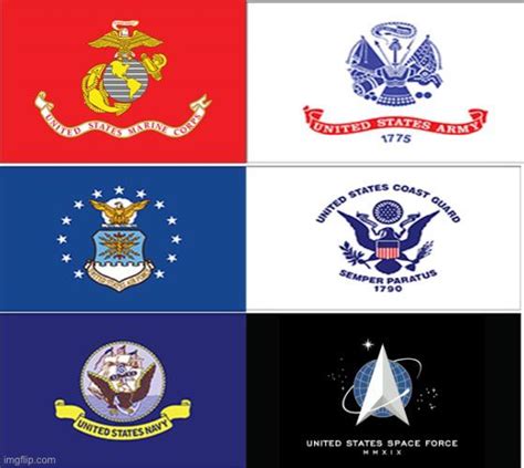 Comparison Of Service Flags R Spaceforce