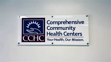 Comprehensive Community Health Centers Office Sign Front Signs