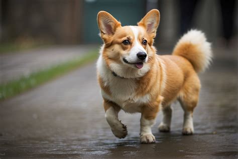 Corgi Limping On Back Leg