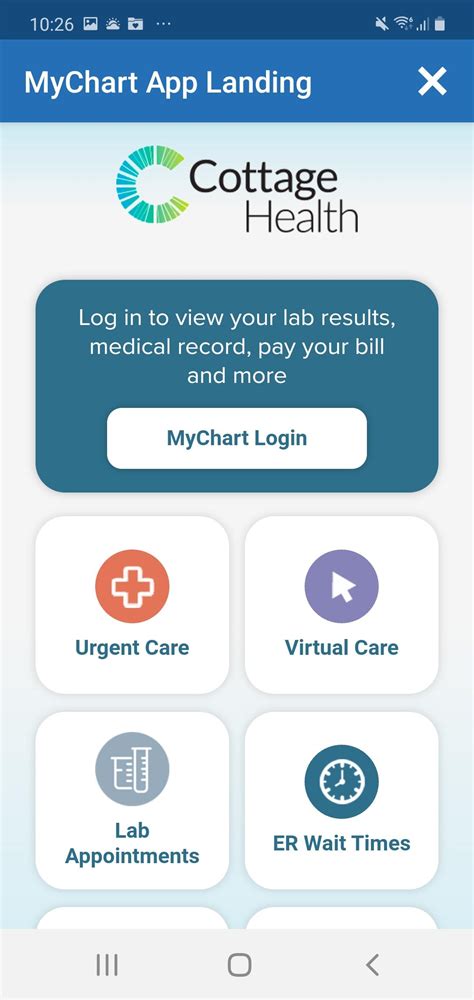 Cottage Health Mychart Apk For Android Download