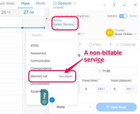 Creating Non Billable Session Events Scheduler Therabyte Support