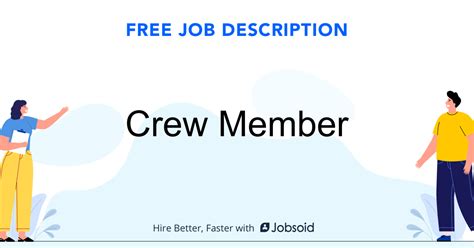 Crew Member Job