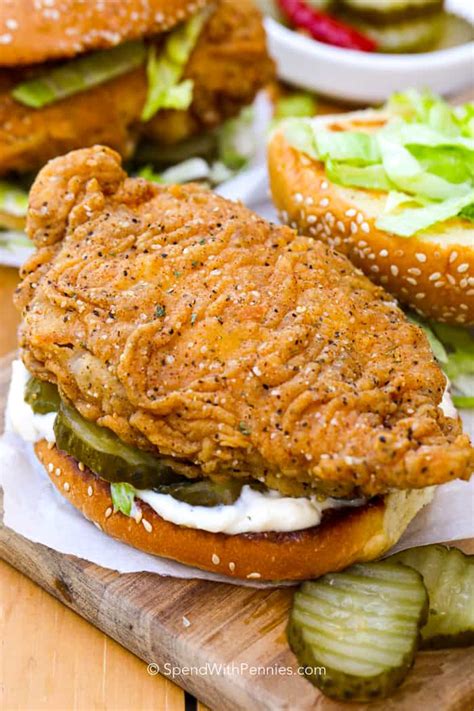 Crispy Fried Chicken Sandwich Recipe