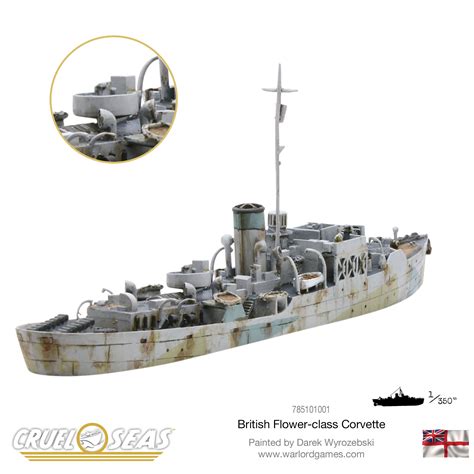 Cruel Seas Flower Class Corvette Warlord Games Ltd