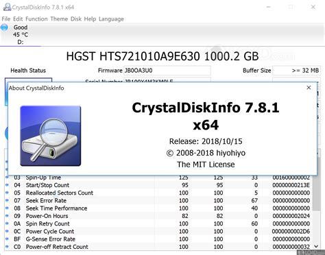 Crystal Disk Info