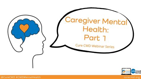 Cure Cmd Webinar Caregiver Mental Health Part 1 Youtube