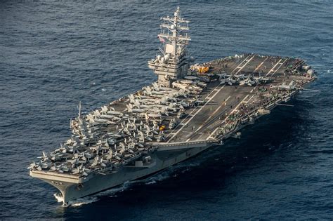 Cvn 76 Uss Ronald Reagan Nimitz Class Aircraft Carrier Navy