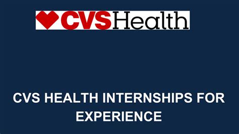 Cvs Health Internships